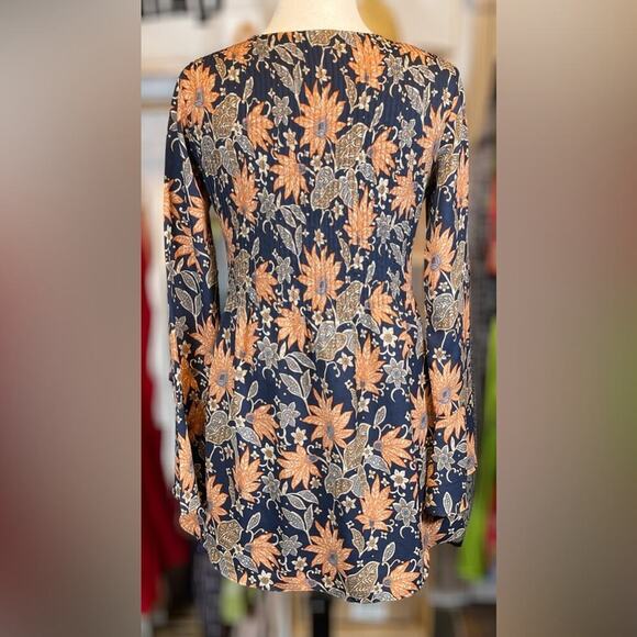 TULAROSA ~ Boho-Style Audrey Mini Dress in Himalayan Floral ~ Size XS - Picture 9 of 11